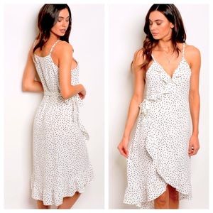 White Polka Dots Dress